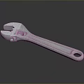 Pipe pliers vise bench vise wrench tool hardware tool processing tool furniture 3d model