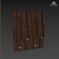 Modern Wooden Panel Wall With Embedded Warm Yellow Lighting And Cozy Ambiance