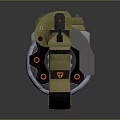 science fiction weapon howitzer gun science fiction gun future weapon science fiction equipment concept weapon next generation weapon 3d model