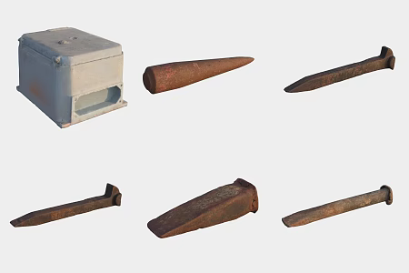 Hardware tools Fuse box Chisel 3d model