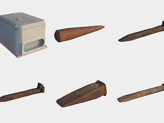 Hardware tools Fuse box Chisel 3d model