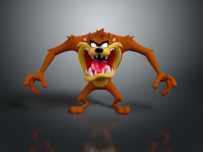 Wolf Cartoon Wolf Animation Wolf Animation Wolf Big Bad Wolf Warrior Cartoon Character Cartoon Animal model