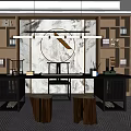 New Chinese Style Study 3d model