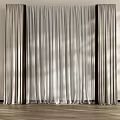 Curtain Window Screen 3d model