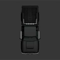 Black Single Cab Pickup Truck With Roof Rack And Off Road Tires