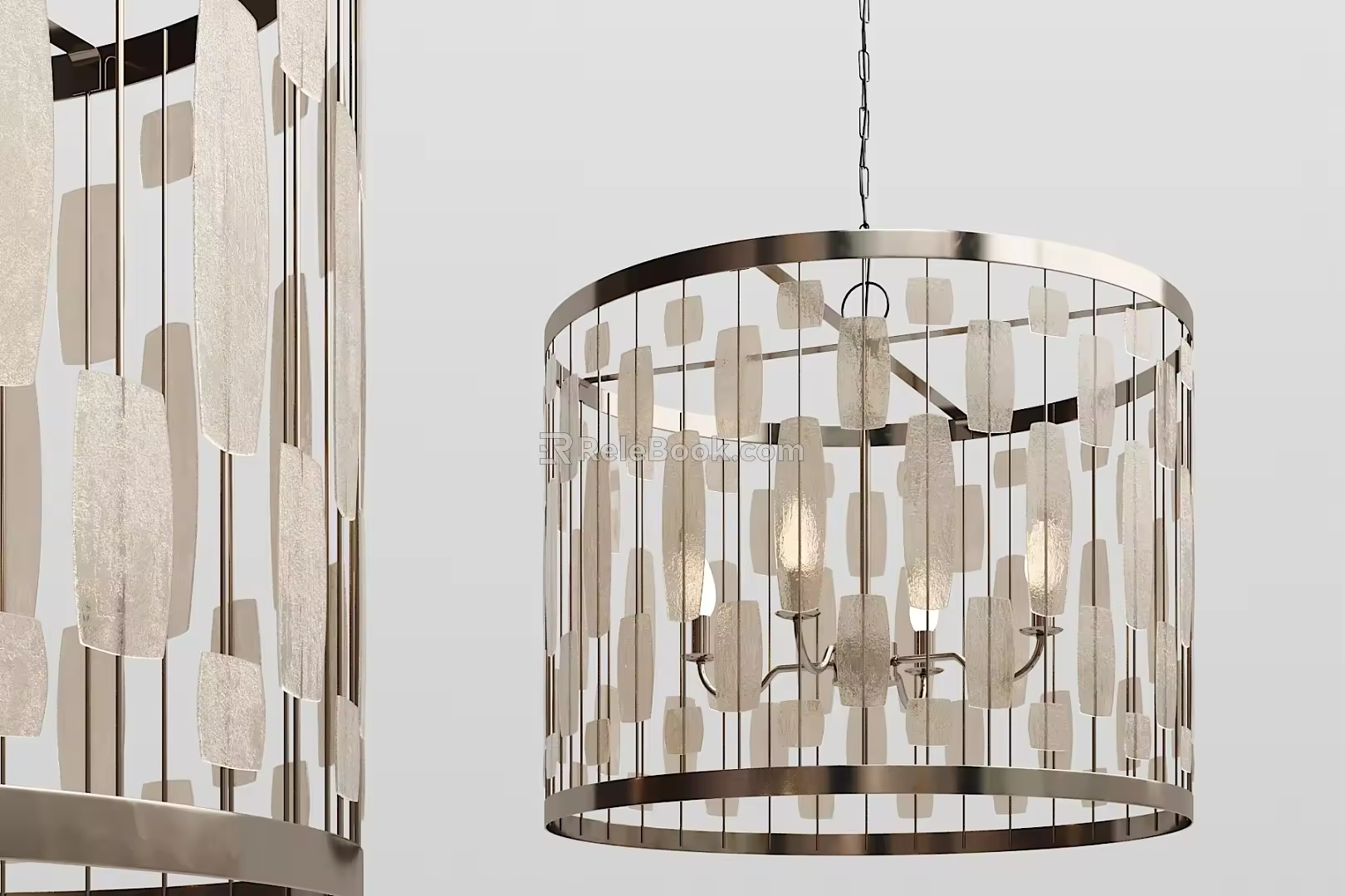 Modern chandelier metal crystal chandelier 3d model