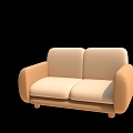 Cartoon sofa interior sketch decoration 3d model