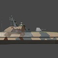 Skjold-class frigate 3d model