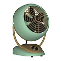 Vornado Mint Green Retro Cooling Fan With Golden Stand And Control Knob