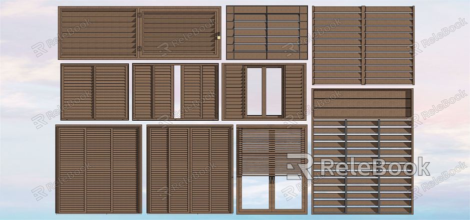 modern blinds wooden blinds window model