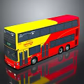 Bus Large Bus CMB Medium Van Large Van Bus School Bus Van Box Car 3d model