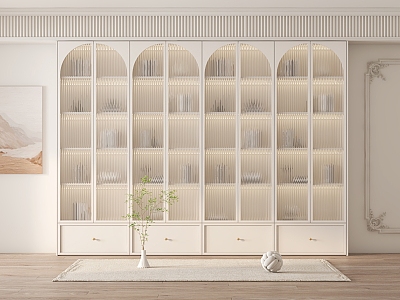 Modern Bookcase Cream Bookcase model