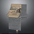 Heavy Duty Industrial Equipment Featuring Multi Layered Metal Frames And Platform Structures