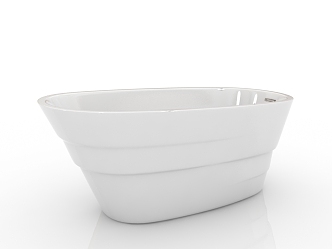 Modern Bathroom Supplies Bathtub 3d model