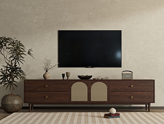 Quiet Ancient TV Cabinet 3d model