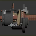 Propeller gearbox gearbox reducer 3d model