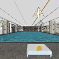 Modern Swimming Pool Simple 3d model
