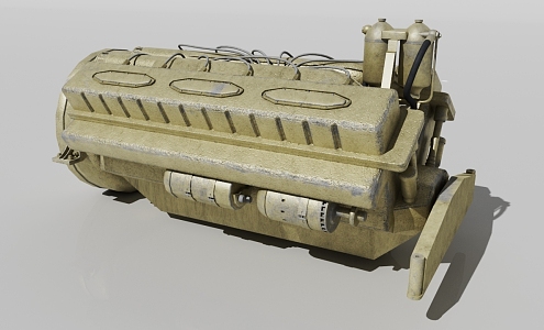 Marine Engine 3d model