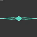 Silver Medieval Sword With Crossguard And Sharp Blade On Black Background