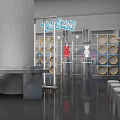 Modern VETEMENTS Flagship Store with Open Layout Glass Doors Display Tables and Contemporary Interior Design