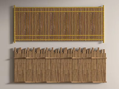 Bamboo partition 3d model Bamboo partition 3d model