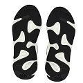 Gray And White Modern Casual Sneakers With Black Sole And Streamlined Design For Everyday Wear