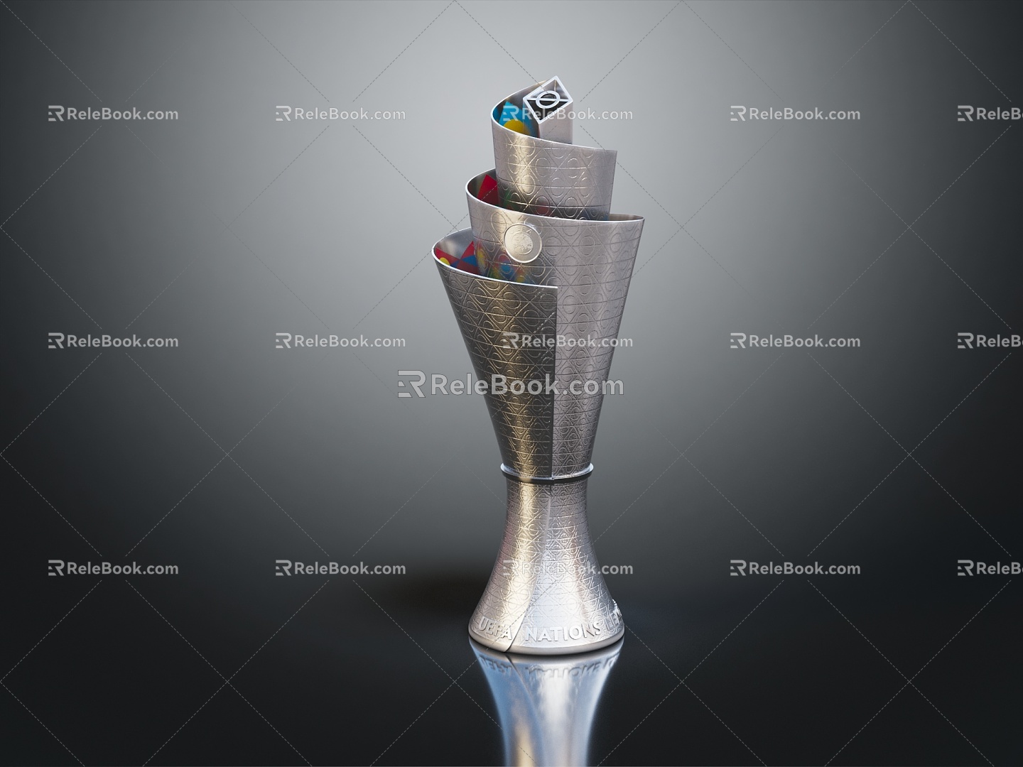 Modern Trophy Craft Trophy Art Trophy 3d model