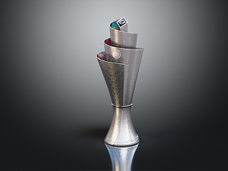 Modern Trophy Craft Trophy Art Trophy 3d model