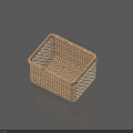 Woven Square Storage Basket Ideal for Organizing Household Items in Daily Use