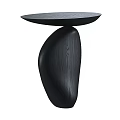Modern Functional Desk Featuring Unique Shaped Wooden Base And Smooth Desktop Surface 3d model