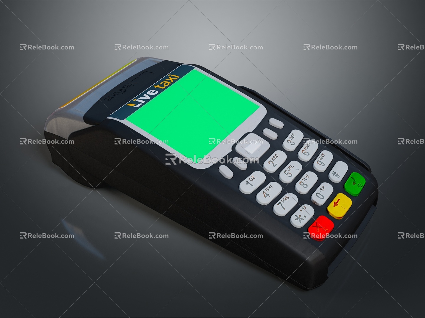 Card swiping machine cash register machine electronic equipment electronic products equipment equipment equipment equipment 3d model