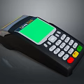 Card swiping machine cash register machine electronic equipment electronic products equipment equipment equipment equipment 3d model