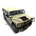 Beige Off Road Utility Vehicle With Sturdy Design Front Grille Guard And Large Tires