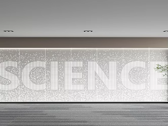 Letter Perforated Background Wall Letter Gradient Orifice Plate Letter Luminous Orifice Plate Gradient Orifice Plate Perforated Aluminum Plate 3d model