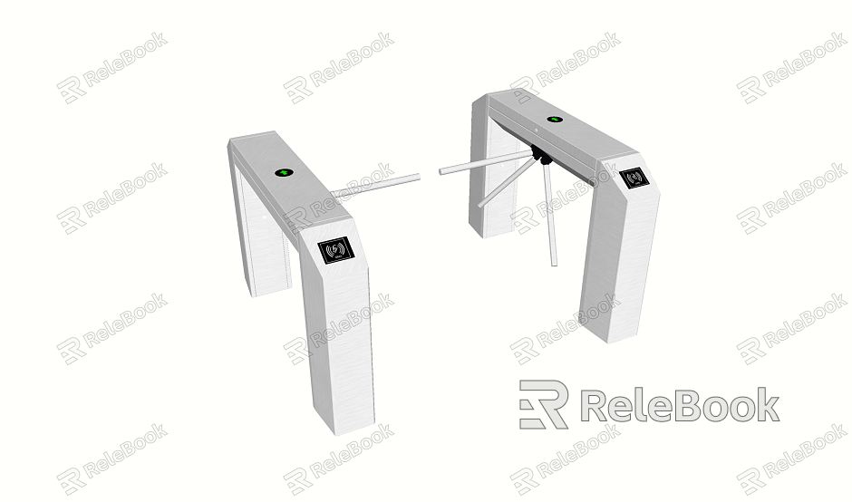 Modern gate machine entrance gate gate bar parking rod vehicle gate model