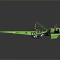 Green High Speed Racing Vehicle With NVIDIA RYZEN And Deadpool Livery Design