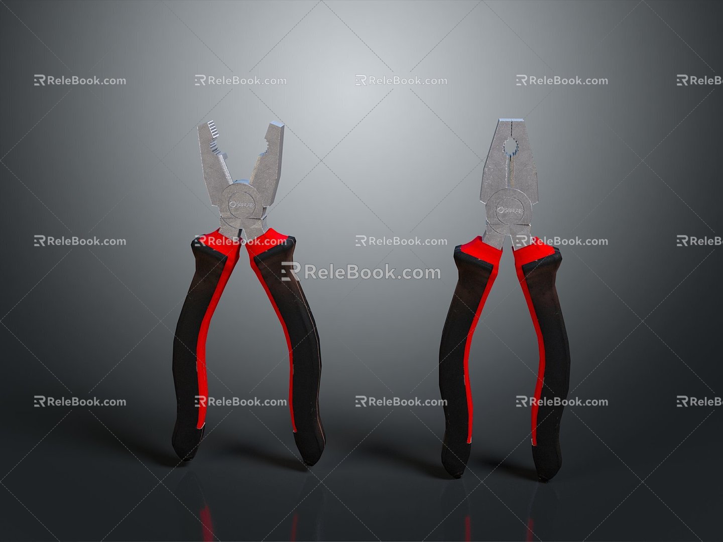 Pipe pliers vise vise bench vise wrench wrench tool hardware tool processing tool furniture 3d model