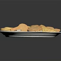 Assorted Shaped Cookies On White Plate With Leaf Flower And Animal Designs