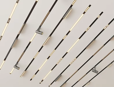 Modern Magnetic Lights Track Lights 3d model