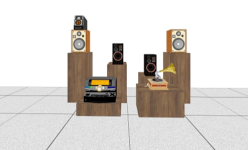 modern sound 3d model