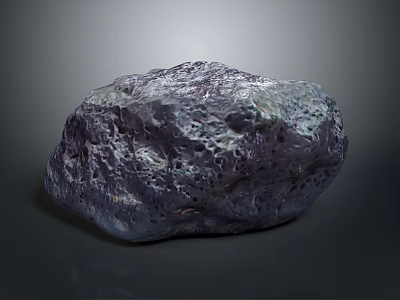 Natural Wooden Stone Material Featuring Rough Textured Surface And Deep Purple Hue 3d model