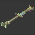 Modern Sci-Fi Equipment Sci-Fi Rack Sci-Fi Components High-Tech Components 3d model
