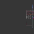 Futuristic Modern Corridor with Lighting Lines Singularity Point Sign and Person Walking