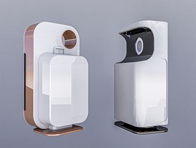 Modern air purifier control and purification machine purifier 3d model