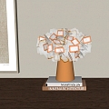 Modern table lamp 3d model