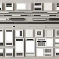 Modern Bathroom Accessories With Various Designs Towel Bars Soap Dishes And Hooks
