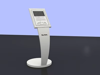 Top Media Commercial Standing Digital Display Equipment For Business Information 3d model
