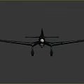 Vintage Military Aircraft Model With Green Camouflage And Black Cross Insignia