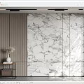 Modern background wall modeling background wall sofa background wall 3d model
