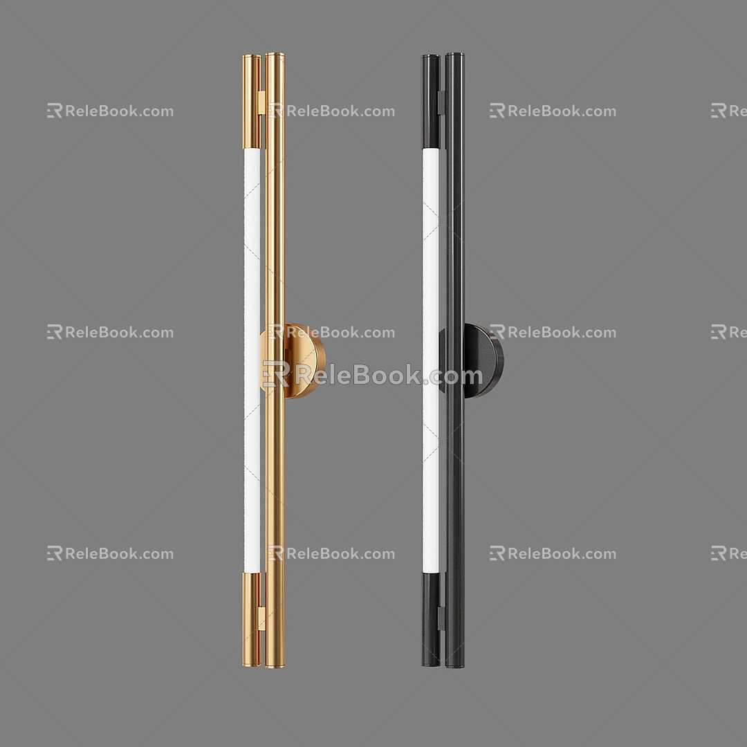 Simple Light Luxury Wall Lamp 3d model